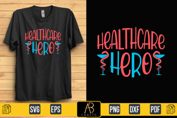 Healthcare Hero Quote Sublimation Graphics & Print Templates
