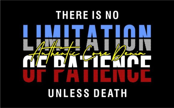 Limitation Motivational Quote T-Shirt Graphics