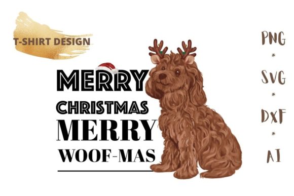 Merry Woofmas Embroidery Design