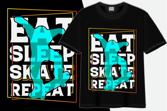 Skateboarding T-shirt Design 16