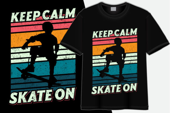 Skateboarding T-shirt Design 18: Graphics for Real Projects