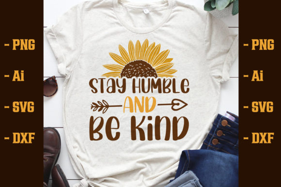 Sunflower Quote T Shirt Design: Graphics & Print Templates
