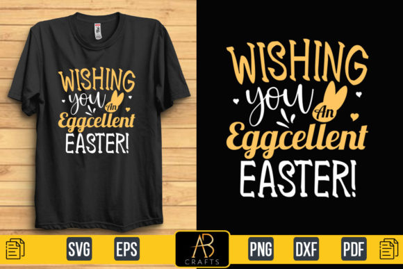 Wishing You an Eggcellent Easter Quote: Graphics & Print Templates
